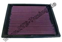 K&N Luftfilter VW Vento (1H) 1.6 i mit Plattenfilter Benziner 75 PS (55 kW) 11/1991-06/1995