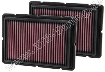 K&N Luftfilter Ferrari 360 Modena / Spider 3.6 i Benziner 400/425 PS (294/313 kW) 03/1999-03-2005