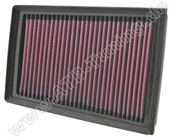 K&N Luftfilter Nissan Qashqai (J10) 2.0 i Benziner 141 PS (104 kW) ab 02/2007