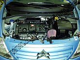 K&N 57i Performance-Kit Citroen C3 (FC,HB) 1.6 i 16V Benziner 109 PS (80 kW) 09/2001-07/2010