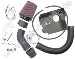 K&N 57i Performance-Kit Peugeot 307 2.0 i 16V Benziner 136 PS (100 kW) 03/2001-05/2005