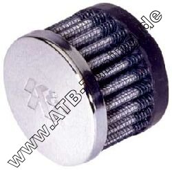 K&N Universal-Luftfilter mit Chromkappe 13 mm  