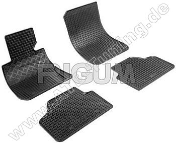 Fumatten (Gummimatten) BMW X1 (E84) 10/2009-09/2015
