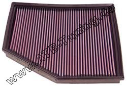 K&N Luftfilter BMW 545i (E60, E61) Benziner 333 PS (245 kW) 09/2005-12/2010