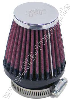 K&N Universal-Luftfilter mit Chromkappe 46 mm  