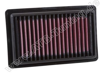 K&N Luftfilter MCC Smart ForTwo (453) 1.0 Liter Benziner 60/71 PS (44/52 kW) ab 07/2014