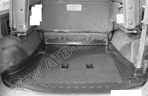 Mitsubishi Pajero Lang (V20) Kofferraumwanne Mitsubishi Pajero Lang (V20) Kofferraumwanne