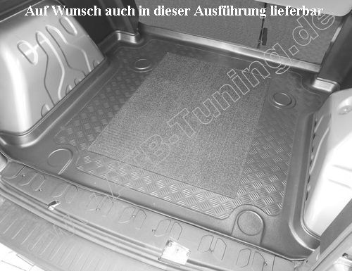 Fiat Doblo II (5-trg.) Kofferraumwanne Fiat Doblo II (5-trg.) Kofferraumwanne