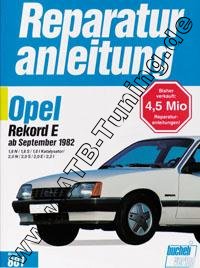 Opel Rekord E - Reparaturanleitung