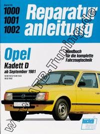  Opel Kadett D - Reparaturanleitung Benziner 08/1981-1984