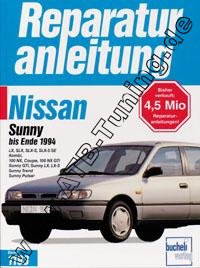  Nissan 100 NX / GTI - Reparaturanleitung Benziner 1989-1994