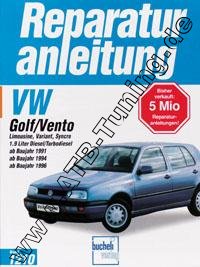  VW Golf III (Limousine, Variant, syncro) - Reparaturanleitung Diesel 1991-1997