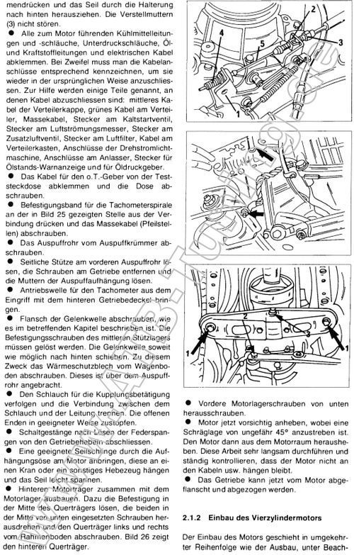   Benziner Mercedes E-Klasse (W124) - Reparaturanleitung