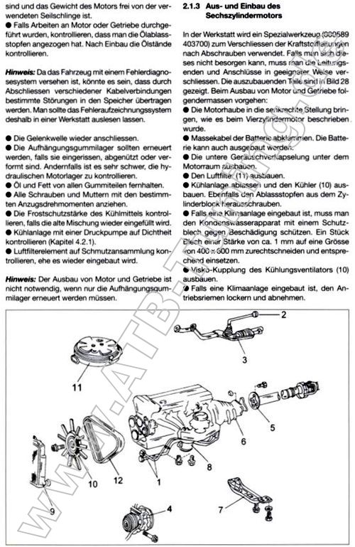 Mercedes E-Klasse W210 - Reparaturanleitung Benziner 