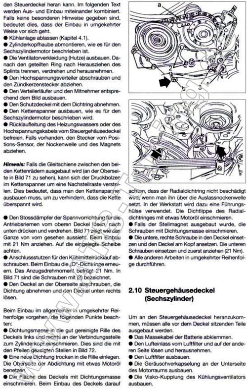 Mercedes E-Klasse W210 - Reparaturanleitung Benziner 