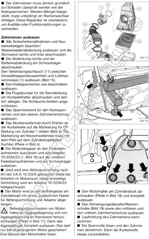   VW T5 - Reparaturanleitung