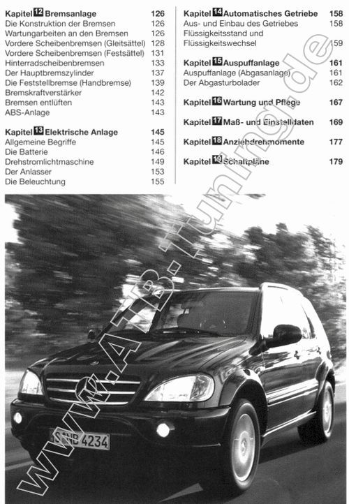   Diesel Mercedes M-Klasse (W163) Diesel - Reparaturanleitung
