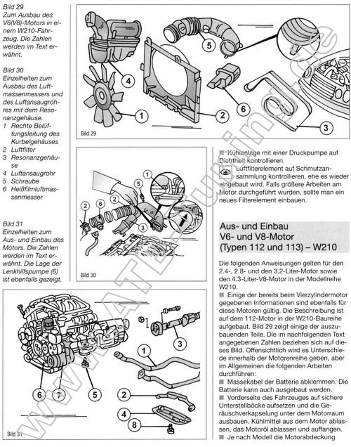   Benziner Mercedes E-Klasse (W211) Benziner - Reparaturanleitung