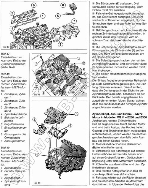   Benziner Mercedes E-Klasse (W211) Benziner - Reparaturanleitung