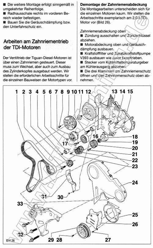   VW Tiguan (5N) - Reparaturanleitung