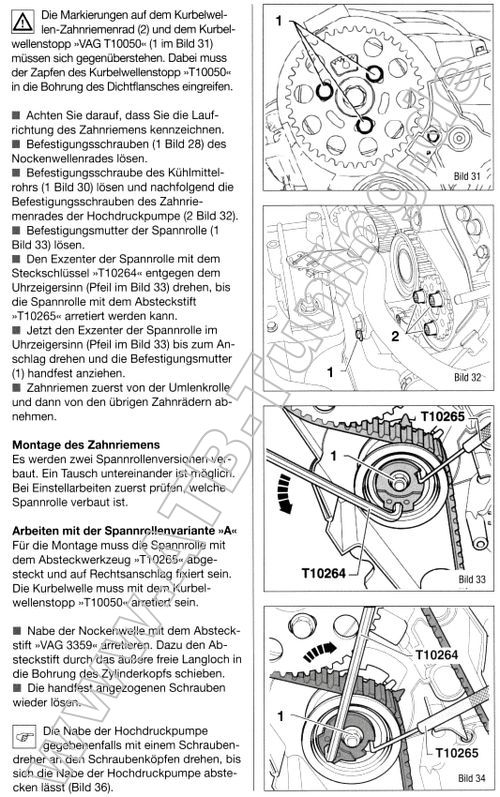  VW Tiguan (5N) - Reparaturanleitung
