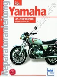  Yamaha-Motorrad XS 360 2-D / 360 C / 360 D - Reparaturanleitung 358 ccm, 2-Zylinder 27 PS (20 kW) 1975-1981
