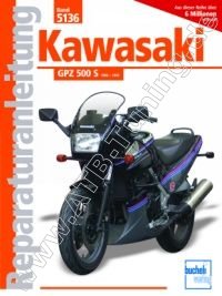 Kawasaki GPZ 500 S - Reparaturanleitung