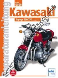  Kawasaki-Motorrad Zephyr 750 - Reparaturanleitung ab 1990