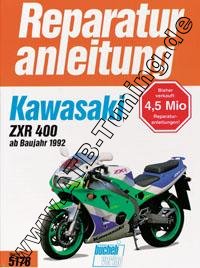  Kawasaki-Motorrad ZXR 400 - Reparaturanleitung ab 1992