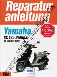  Yamaha-Motorrad XC 125 Beluga - Reparaturanleitung 4-takt ab 1990
