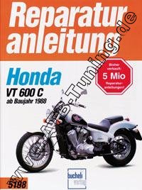  Honda-Motorrad VT 600 C - Reparaturanleitung 1988-2000