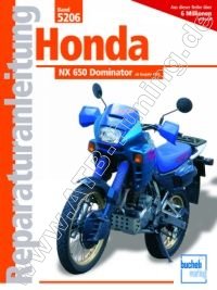  Honda-Motorrad NX 650 Dominator - Reparaturanleitung ab 1988