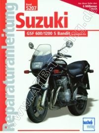  Suzuki-Motorrad GSF 600 Bandit - Reparaturanleitung ab 1995