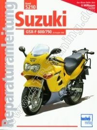  Suzuki-Motorrad GSX 750 F - Reparaturanleitung ab 1989