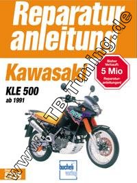  Kawasaki-Motorrad KLE 500 - Reparaturanleitung ab 1991