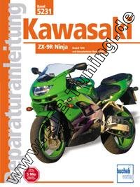  Kawasaki-Motorrad ZX 9 R Ninja - Reparaturanleitung ab 1998