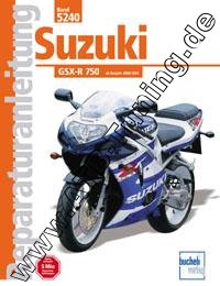  Suzuki-Motorrad GSX-R 750 - Reparaturanleitung ab 2000