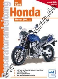  Honda-Motorrad Hornet 900 - Reparaturanleitung 109 PS (80 kW) ab 2002