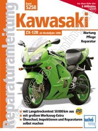  Kawasaki-Motorrad ZX-12R - Reparaturanleitung ab 2000
