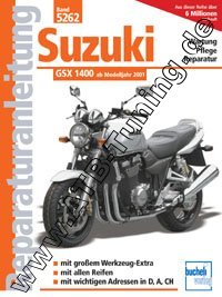  Suzuki-Motorrad GSX 1400 - Reparaturanleitung ab 2001