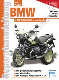 BMW-Motorrad R 1150 R Rockster - Reparaturanleitung ab 2003
