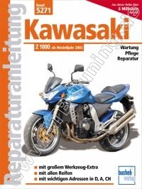  Kawasaki-Motorrad Z 1000 - Reparaturanleitung ab 2003