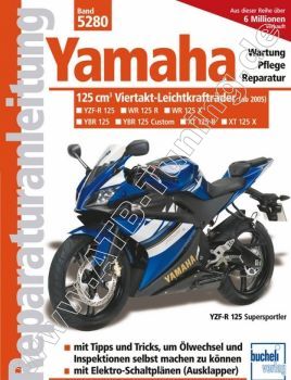  Yamaha-Motorrad YZF-R 125 - Reparaturanleitung ab 2008