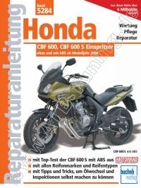  Honda-Motorrad CBF 600 / CBF 600 S - Reparaturanleitung ab 2008