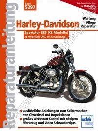  Harley Davidson-Motorrad Sportster 883 - Reparaturanleitung ab 2007