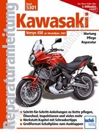  Kawasaki-Motorrad Versys 650 - Reparaturanleitung ab 2007