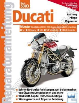  Ducati-Motorrad Monster S4 / S4R / S4RS - Reparaturanleitung 2001-2008