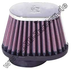 K&N Universal-Luftfilter mit Chromkappe 51 mm  