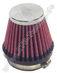 K&N Universal-Luftfilter mit Chromkappe 55 mm  