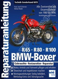  BMW-Motorrad R 65, R 80, R 100 - Reparaturanleitung 1980-1996